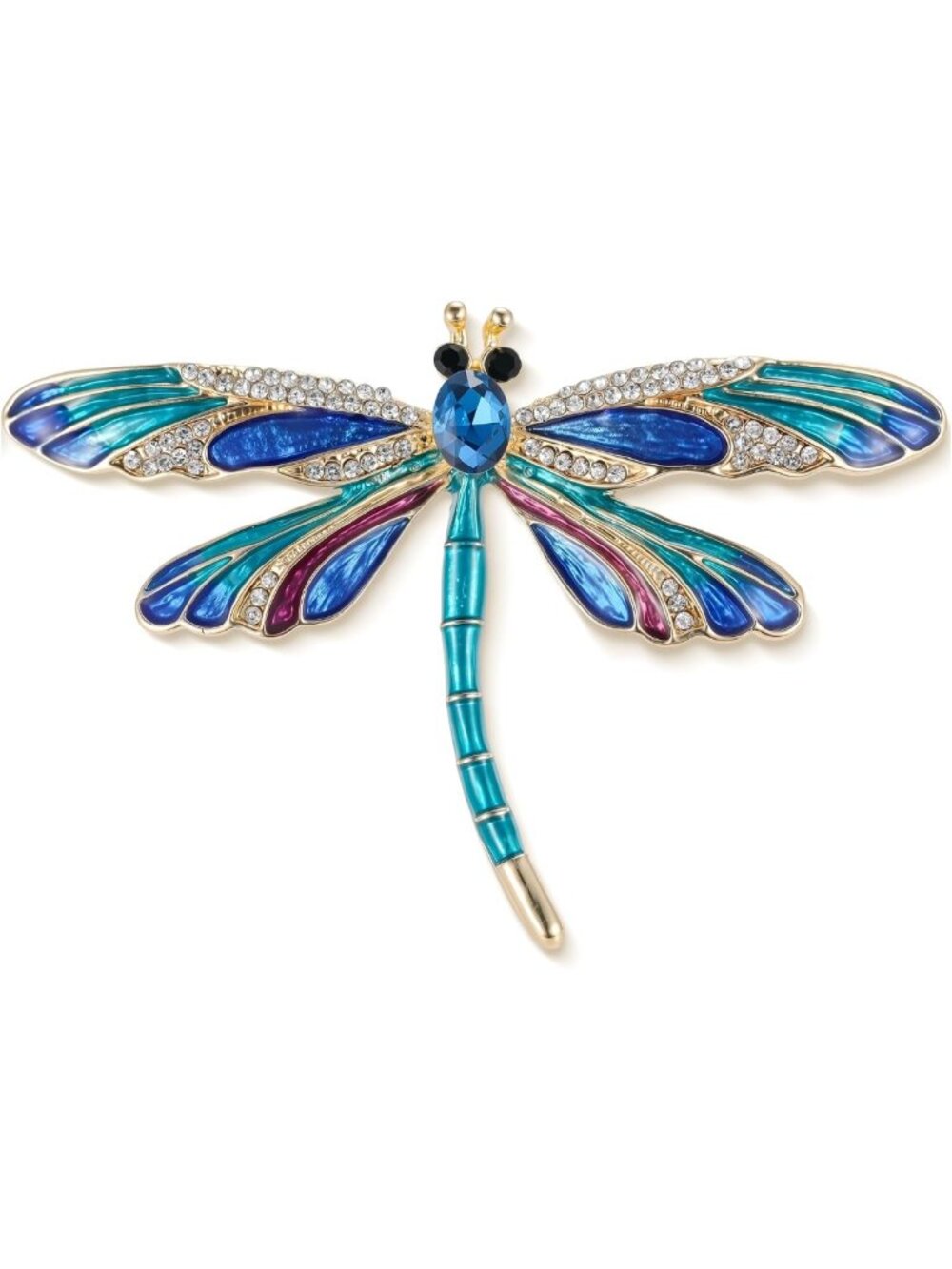 Chic Dragonfly Brooch Pin - Elegant Jewelry Gift for Women, Perfect Accessory